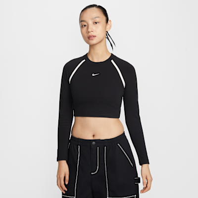 Nike クロップドトップ 新品 NIKE公式】ナイキ スポーツウェア ウィメンズ タイト ロングスリーブ